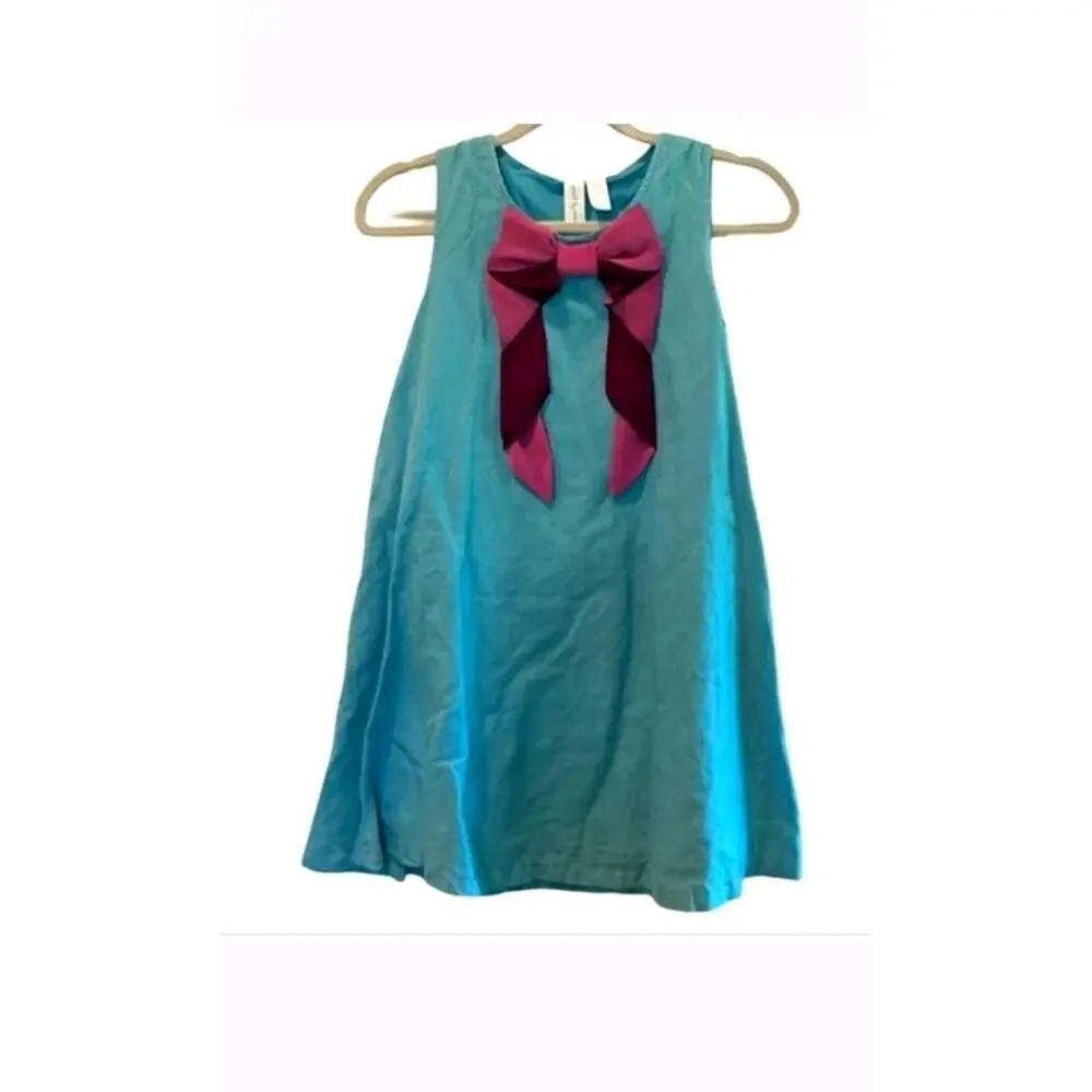 Matilda Jane Wrapped Up Dress Girls Paint by Numbers Bow Detail Size 8